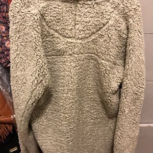 True Grit Sherpa Pullover Putty S